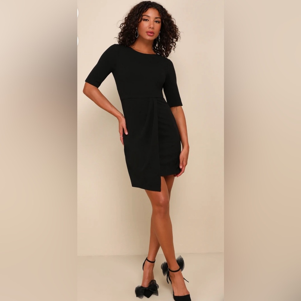 Lulus Westwood black sheath dress